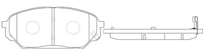 FP1301 FIT Комплект тормозных колодок, дисковый тормоз