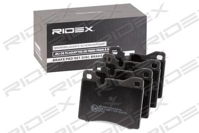 402B0941 RIDEX Комплект тормозных колодок, дисковый тормоз
