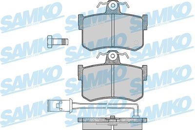 5SP341 SAMKO Комплект тормозных колодок, дисковый тормоз