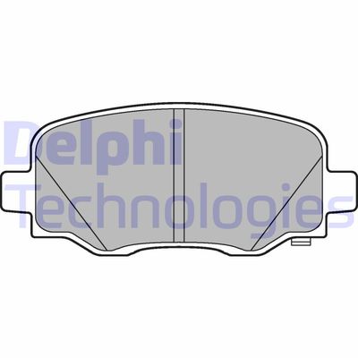 LP3194 DELPHI Комплект тормозных колодок, дисковый тормоз