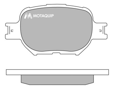 LVXL1011 MOTAQUIP Комплект тормозных колодок, дисковый тормоз