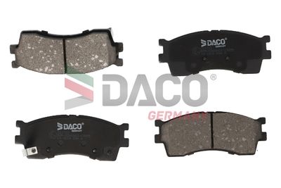 321722 DACO Germany Комплект тормозных колодок, дисковый тормоз