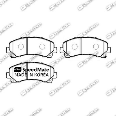 SMBPJ244 SpeedMate Комплект тормозных колодок, дисковый тормоз