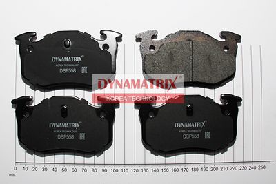 DBP558 DYNAMATRIX Комплект тормозных колодок, дисковый тормоз