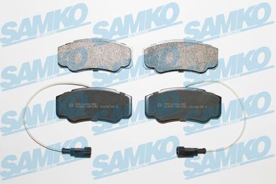 5SP1662 SAMKO Комплект тормозных колодок, дисковый тормоз