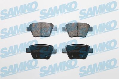 5SP1608 SAMKO Комплект тормозных колодок, дисковый тормоз