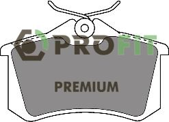 50051083 PROFIT Комплект тормозных колодок, дисковый тормоз