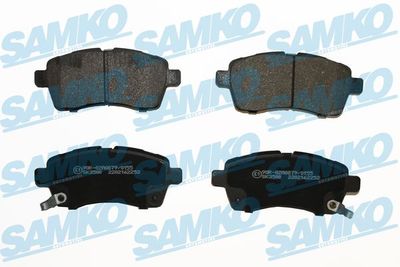 5SP2252 SAMKO Комплект тормозных колодок, дисковый тормоз