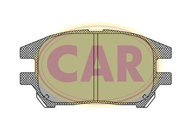 PNT2331 CAR Комплект тормозных колодок, дисковый тормоз