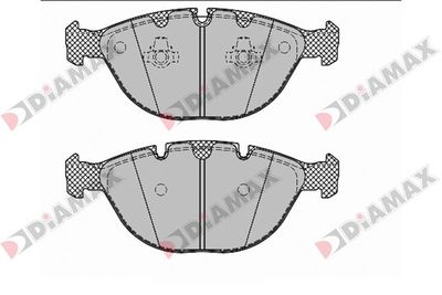 N09416 DIAMAX Комплект тормозных колодок, дисковый тормоз