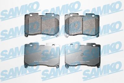 5SP1023 SAMKO Комплект тормозных колодок, дисковый тормоз