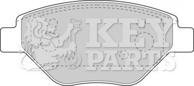 KBP1851 KEY PARTS Комплект тормозных колодок, дисковый тормоз