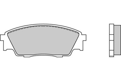 120446 E.T.F. Комплект тормозных колодок, дисковый тормоз