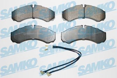 5SP684B SAMKO Комплект тормозных колодок, дисковый тормоз