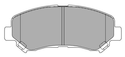 FBP1585 FREMAX Комплект тормозных колодок, дисковый тормоз