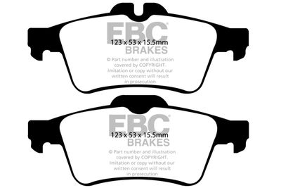 DP61749 EBC Brakes Комплект тормозных колодок, дисковый тормоз