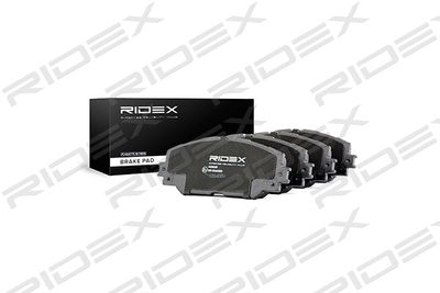 402B0685 RIDEX Комплект тормозных колодок, дисковый тормоз