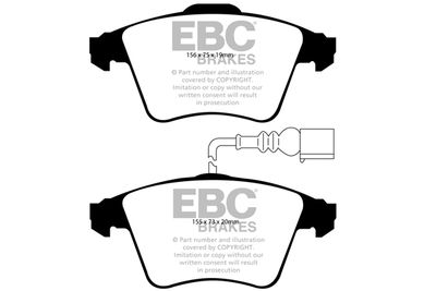 DP41935R EBC Brakes Комплект тормозных колодок, дисковый тормоз