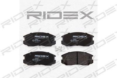 402B0243 RIDEX Комплект тормозных колодок, дисковый тормоз