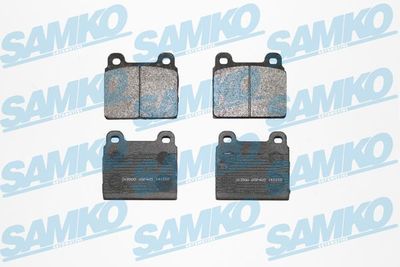 5SP405 SAMKO Комплект тормозных колодок, дисковый тормоз