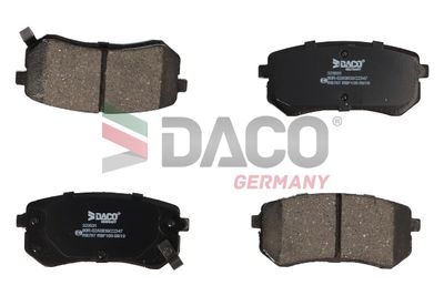 323531 DACO Germany Комплект тормозных колодок, дисковый тормоз