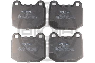 BP09164 OPTIMAL Комплект тормозных колодок, дисковый тормоз