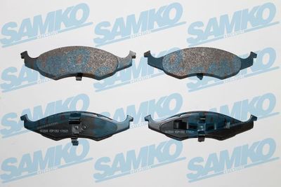 5SP1352 SAMKO Комплект тормозных колодок, дисковый тормоз