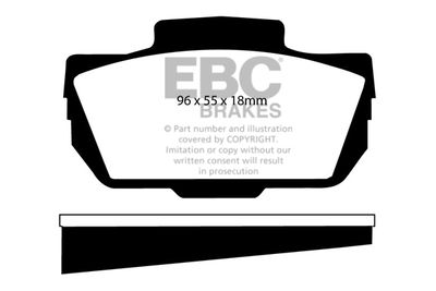 DP4149R EBC Brakes Комплект тормозных колодок, дисковый тормоз