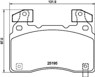 P10064 BREMBO Комплект тормозных колодок, дисковый тормоз