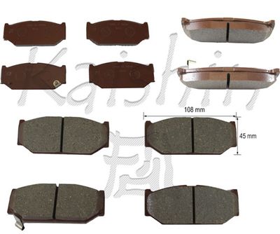 FK9039 KAISHIN Комплект тормозных колодок, дисковый тормоз