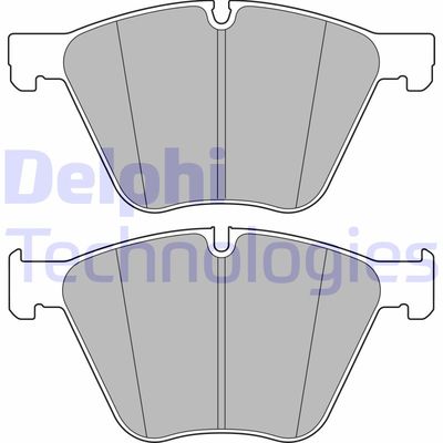 LP2707 DELPHI Комплект тормозных колодок, дисковый тормоз