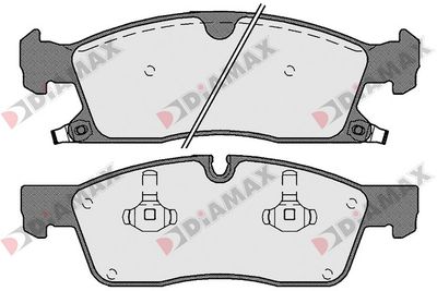 N09661 DIAMAX Комплект тормозных колодок, дисковый тормоз