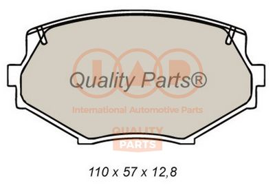 70411033 IAP QUALITY PARTS Комплект тормозных колодок, дисковый тормоз