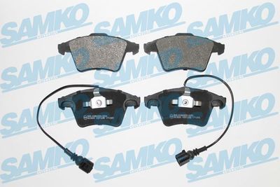 5SP1285 SAMKO Комплект тормозных колодок, дисковый тормоз