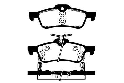 RA08650 RAICAM Комплект тормозных колодок, дисковый тормоз