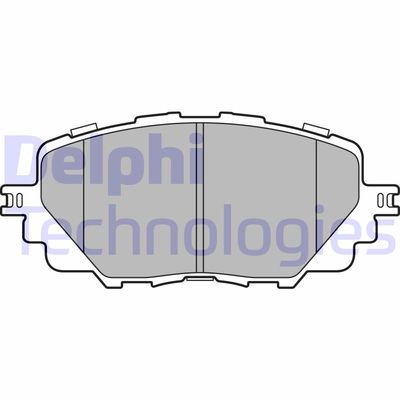 LP3284 DELPHI Комплект тормозных колодок, дисковый тормоз