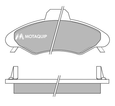 LVXL317 MOTAQUIP Комплект тормозных колодок, дисковый тормоз