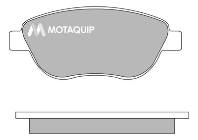 LVXL1007 MOTAQUIP Комплект тормозных колодок, дисковый тормоз