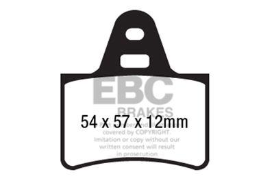 DP573 EBC Brakes Комплект тормозных колодок, дисковый тормоз
