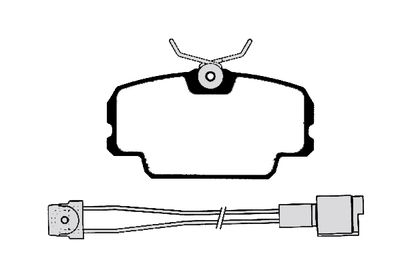 RA02971 RAICAM Комплект тормозных колодок, дисковый тормоз