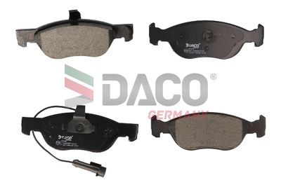 322338 DACO Germany Комплект тормозных колодок, дисковый тормоз