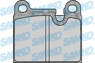 5SP432 SAMKO Комплект тормозных колодок, дисковый тормоз