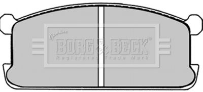BBP1251 BORG & BECK Комплект тормозных колодок, дисковый тормоз
