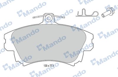 MBF015132 MANDO Комплект тормозных колодок, дисковый тормоз