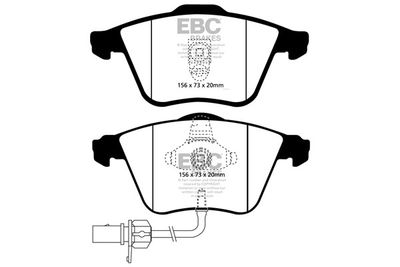 DP1510 EBC Brakes Комплект тормозных колодок, дисковый тормоз