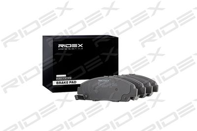 402B0644 RIDEX Комплект тормозных колодок, дисковый тормоз