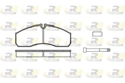 265186 ROADHOUSE Комплект тормозных колодок, дисковый тормоз