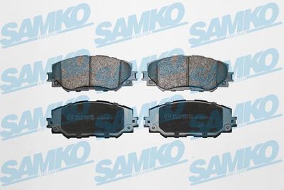 5SP1258 SAMKO Комплект тормозных колодок, дисковый тормоз