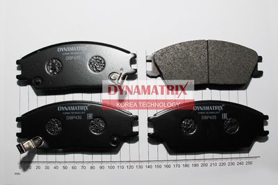 DBP435 DYNAMATRIX Комплект тормозных колодок, дисковый тормоз