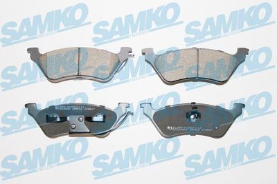 5SP912 SAMKO Комплект тормозных колодок, дисковый тормоз